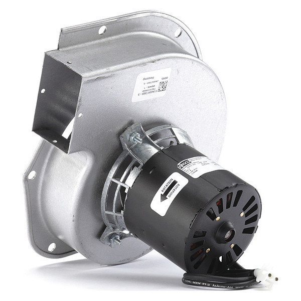 Fasco Rectangular OEM Blower, 3000 RPM, 1 Phase, Direct, Steel 1 Speed A121