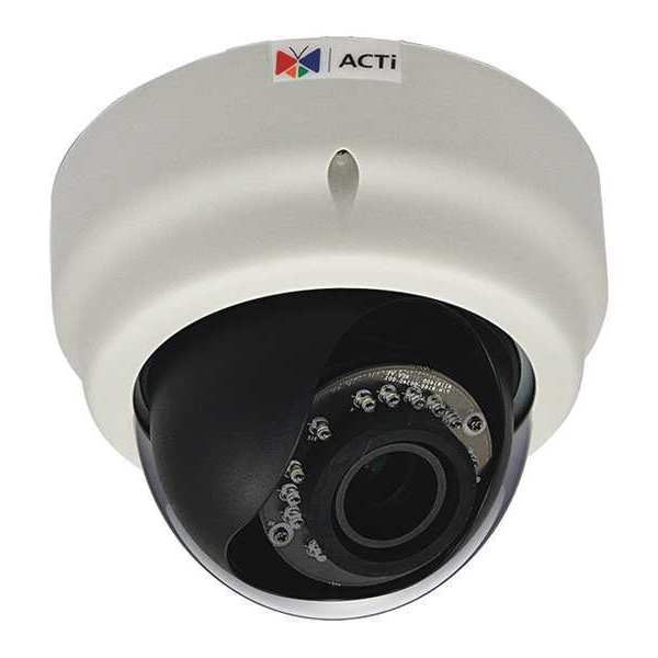 Acti IP Camera, Varifocal, 2.80 to 12.00mm, 1 MP E65A