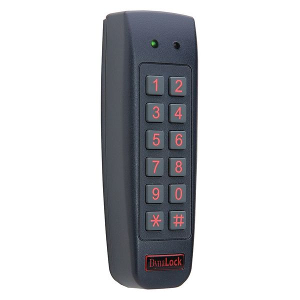 Dynalock Access Keypad, Plastic, Blue, 6in. Hx2in. W 7450