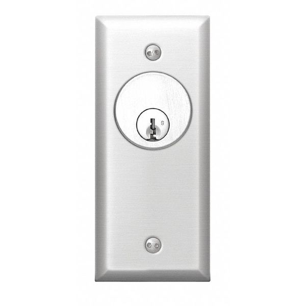 Sdc Key Switch, 1-3/4 in. W, Momentary 701NU