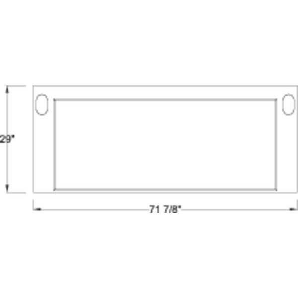 Instock Work Surface, Epoxy, 1-1/4" H, 29" L, 72" W GRWL-72B