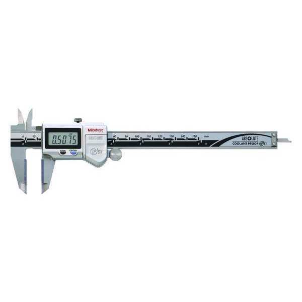 Mitutoyo Digital Caliper, 0 to 8 in./0 to 150mm, SS 500-732-20