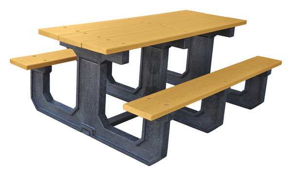 Ultrasite Picnic Table, Cedar, 96 in. W, Rectangular PB 8CEDPARKP