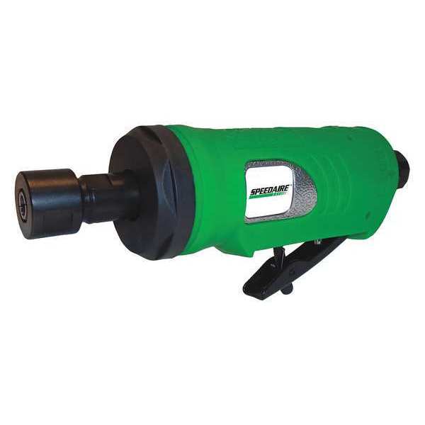 Speedaire Straight Die Grinder, 1/4 in NPT Male Air Inlet, 1/4 in Collet, Medium Duty, 22,000 RPM, 0.5 hp 45NW67