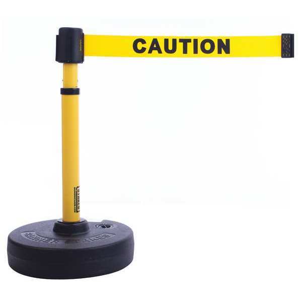 Banner Stakes PLUS Barrier System, Yellow, Caution PL4082