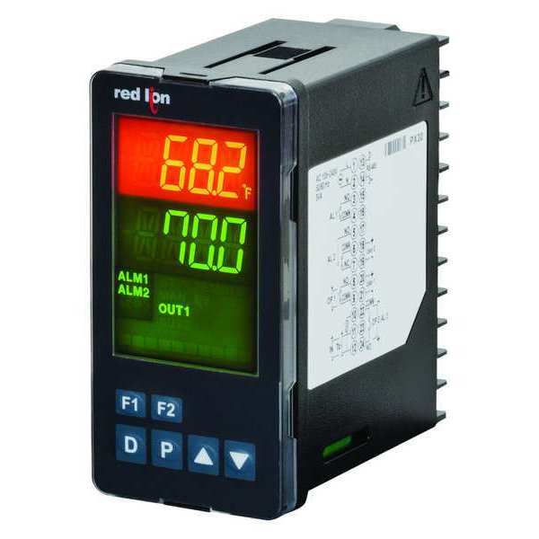 Red Lion Controls Temperature Controller, 1/8 DIN, Digital PXU21AC0