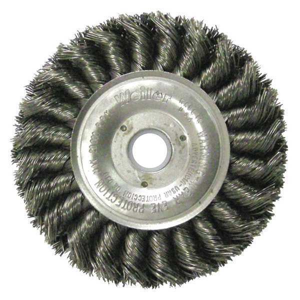 Westward Wire Wheel Brush, Max. RPM 20,000, 1/2in W 88395