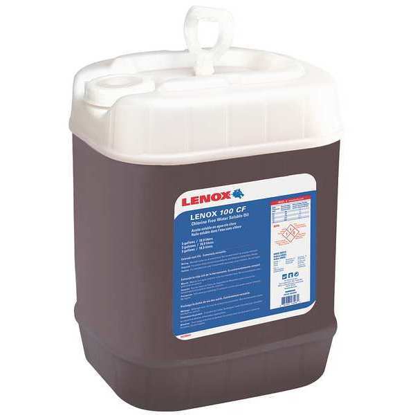 Lenox Cutting Oil, 5 gal., Amber, Pail 1920852