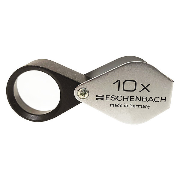 Eschenbach Optik Gmbh Handheld Magnifier, 23mm, 40D, Chrome 1176-10