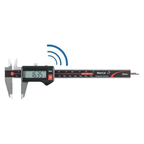 Mahr Digital Caliper, 150mm Range, Wireless 4103402