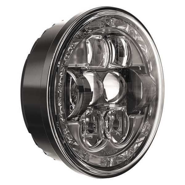 J.W. Speaker Headlight, Black, Die-Cast Aluminum, LED, RH 8630