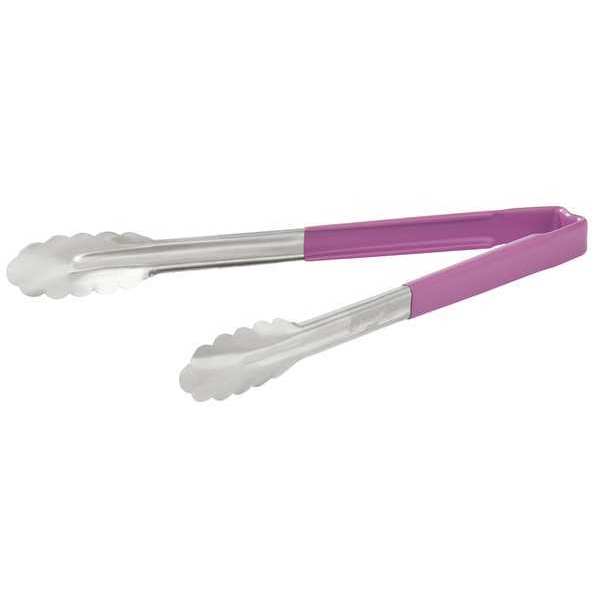 Vollrath Utility Tong, Purple, 12 in. Overall L 4781280