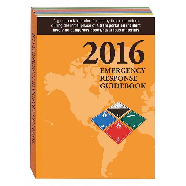 Labelmaster Safety and DOT Reference Book, 2016 Emergency Response Guide, English, Paperback ERG0024