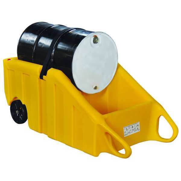 Eagle Mfg Drum Containment Dolly, Yellow, 69 in.H 1617Y