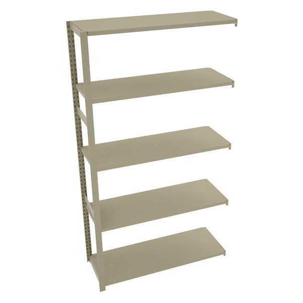 Tennsco Boltless Shelving, 18"D x 48"W x 88"H, 5 Shelves, Steel TO-5-4818-7