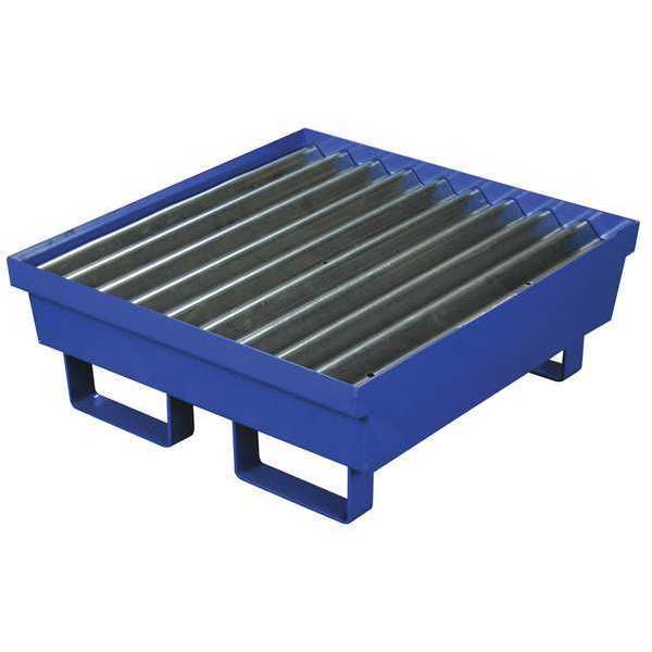 Eagle Mfg Drum Spill Containment Pallet, 17 gal Spill Capacity, 1 Drum, 1000 lb., Steel 1611ST