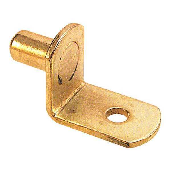 Primeline Tools 20 lb., 1/4 in. Brass-Plated Steel L-Shelf Support Pegs (8 Pack) U 10168