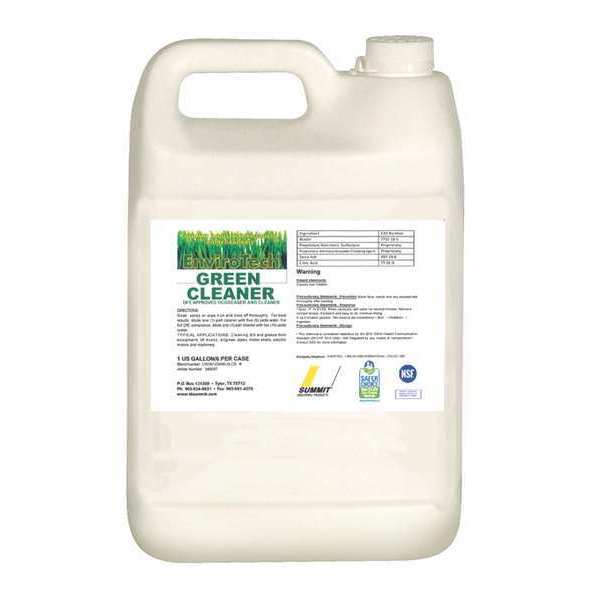 Summit Industrial Products Cleaner, 1 gal. Jug, Fresh ENVIROTECH GREEN CLEANER