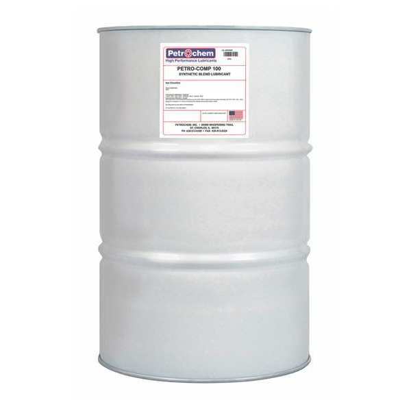 Petrochem Compressor Oil, 55 gal., Drum, Mineral Oil PETRO-COMP 100-055