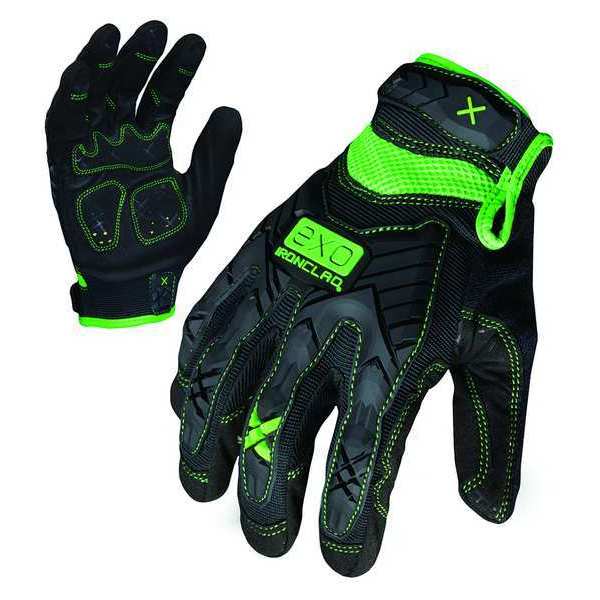 Ironclad Performance Wear 2XL Black TPR Closure Cuff Impact Utility Glove EXO-MIG-06-XXL