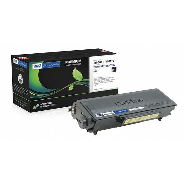 Mse Toner Cartridge, Black, Brother, Remand MSE-TN580