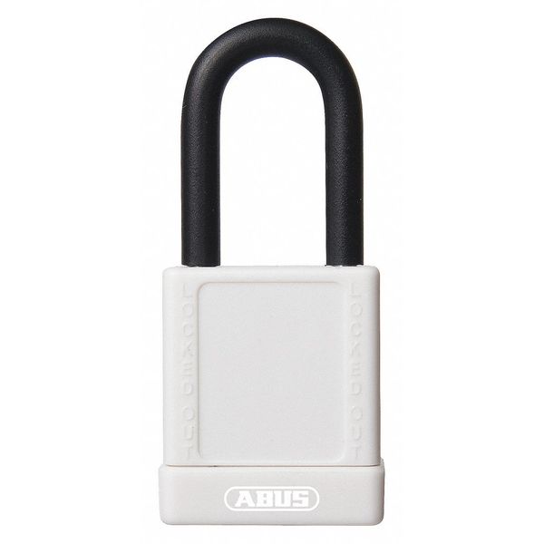 Abus Lockout Padlock, KD, White, 1-3/4"H 19607