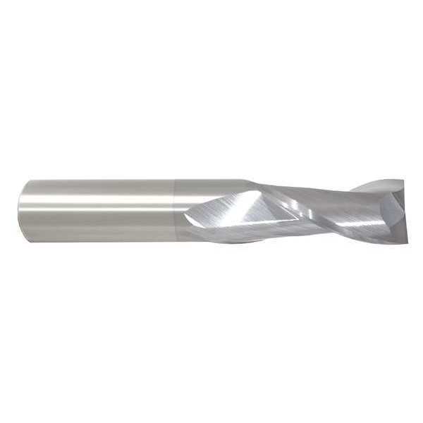 Zoro Select End Mill, 1/4 in.2 Flutes, TiCN 204-001133