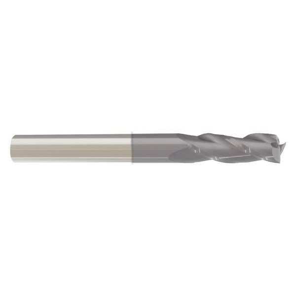 Zoro Select End Mill, 1/4 in.3 Flutes, TiAlN 205-031140