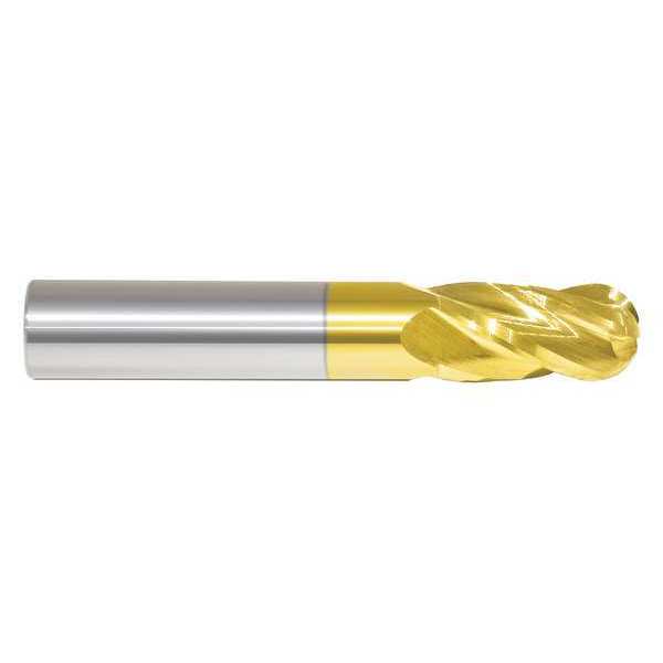 Zoro Select End Mill, 7/64 in.4 Flutes, TiN 223-001052