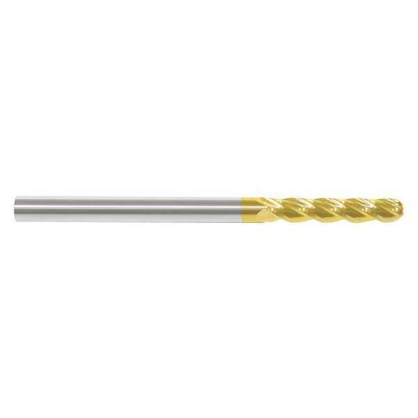 Zoro Select End Mill, 5/16 in.4 Flutes, TiN 229-001031