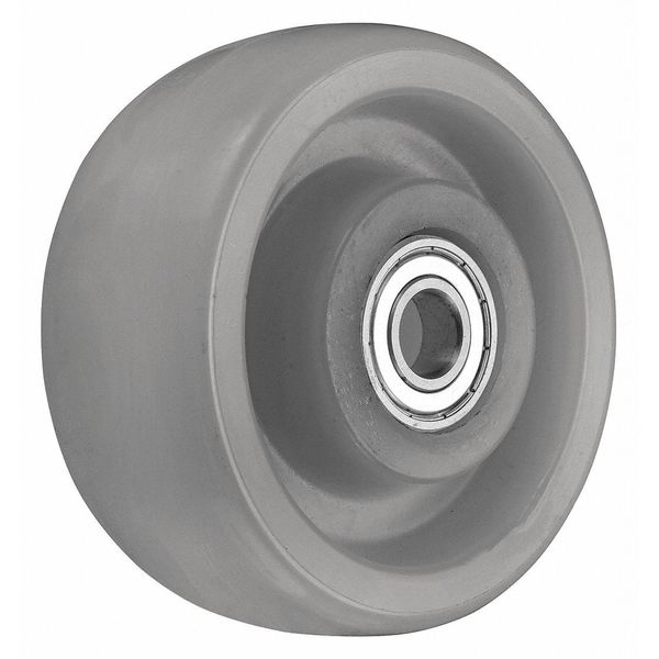 Zoro Select Caster Wheel, Nylon, 5 in., 1250 lb. P-N-050X020/050K-001