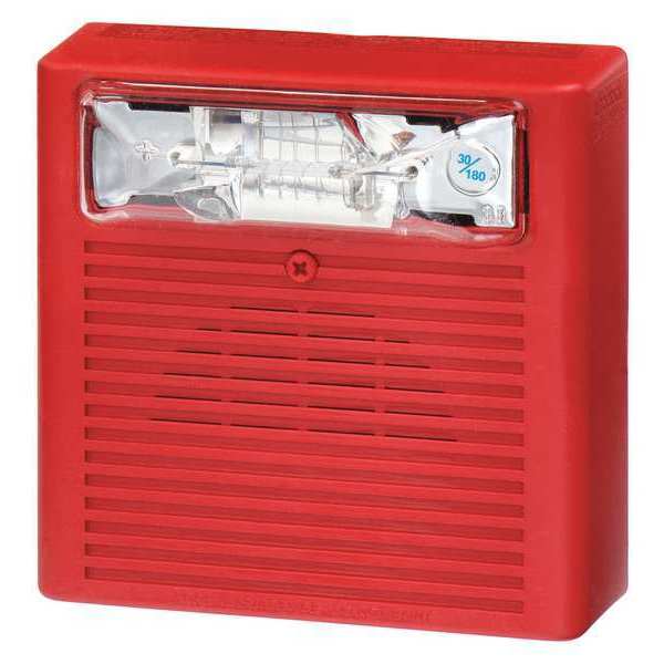 Eaton Horn Strobe, Red, 0.170A, Wall Mnt CN125712