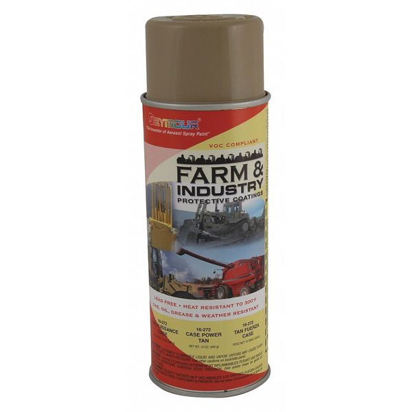 Seymour Of Sycamore Rust Preventative Spray Paint, Tan, High Gloss, 12 oz 16-272