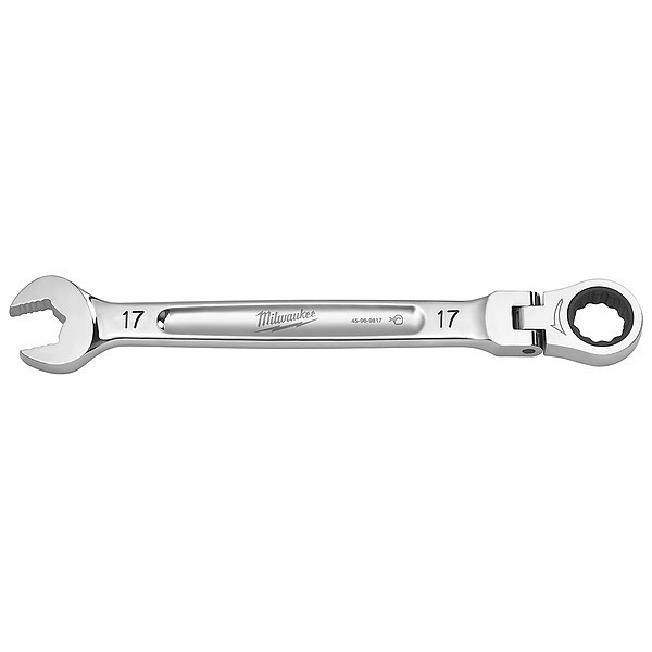 Milwaukee Tool 17mm Metric Flex Head Ratcheting Combination Wrench 45-96-9617
