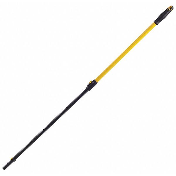 Rubbermaid Commercial up to 60" Extension Handle, Yellow, Steel 2018789