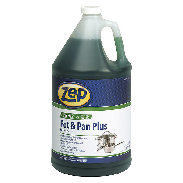 Zep Pot and Pan Cleaner, Bottle, Sz 1 gal., PK4 151324