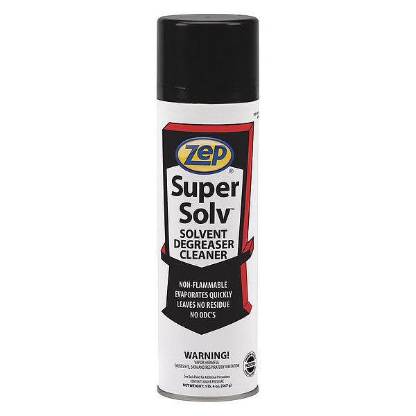 Zep Solvent Cleaner/Degreaser, 20 Oz Aerosol Can, Liquid, Clear, 12 PK 9901