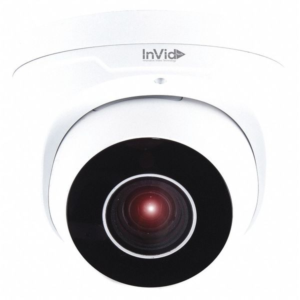 Invid Tech IP Camera, Turret, 4MP HD Resolution, Color VIS-P4TXIRA2812