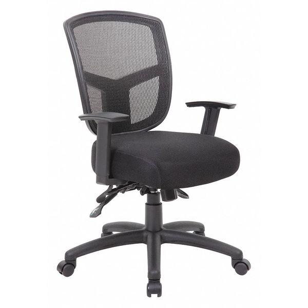 Zoro Select Mesh Task Chair, 22 1/2-, Adjustable, Black 452R22