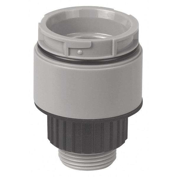 Werma Tower Adapter, IP66, 40mm dia., 1-13/16" H 63072000