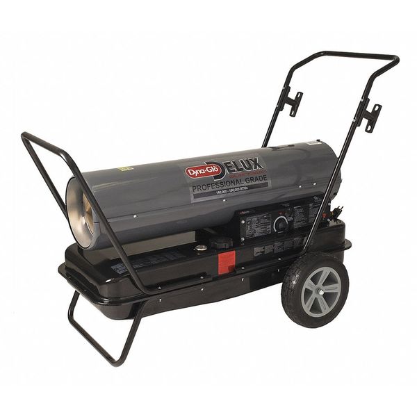 Dyna-Glo Kerosene Forced Air Heater, 180,000 BtuH, Kerosene, 600 cfm, 13.0 gal KFA180DGD