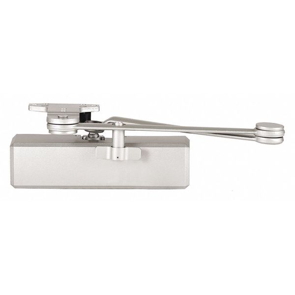 Dormakaba Manual Hydraulic Stanley QDC 300 Door Closer Heavy Duty Interior and Exterior, Silver QDC314F689