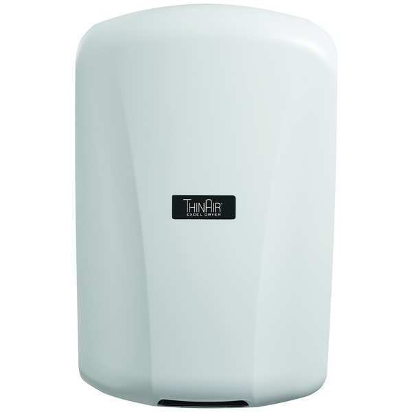 Excel Dryer Hand Dryer, Integral Nozzle, Automatic TA-ABS-110-120V