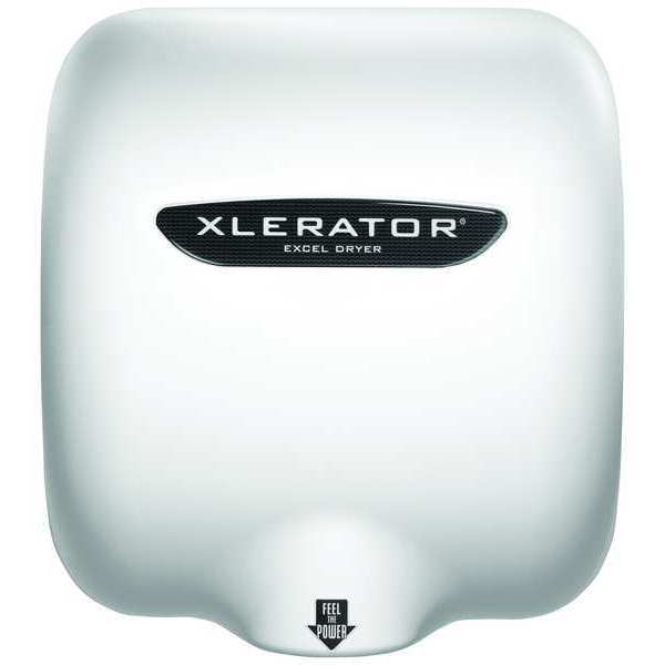 Excel Dryer Automatic Hand Dryer, 8 Sec Dry Time, BMC, 65 to 75 dBA, 110 to 120V AC, 1450 W, White XL-BW-110-120V