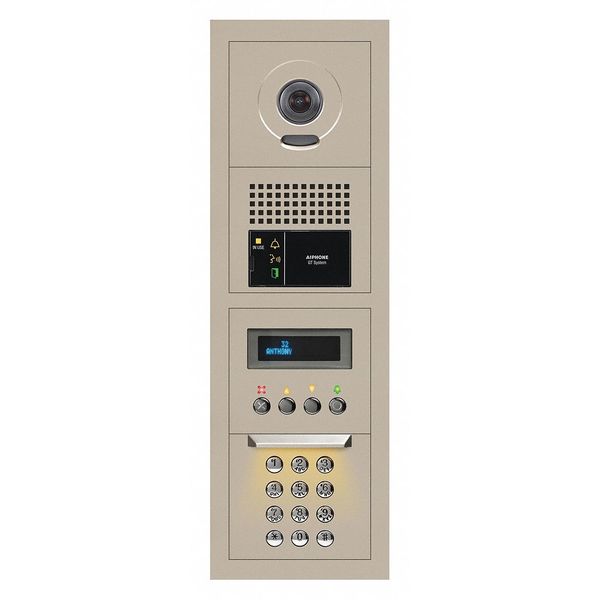 Aiphone Video Entry System, 10-5/8"W x 8-55/64" H GTV-DES104B