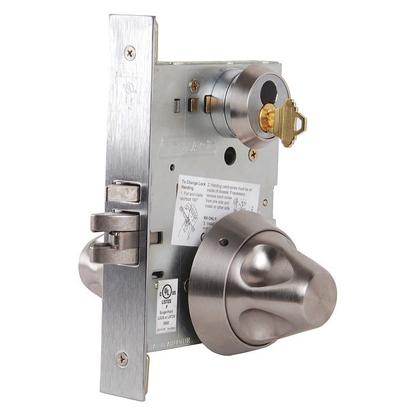 Schlage Door Lever Lockset, Mechanical, Mortise L9080T SK1 630