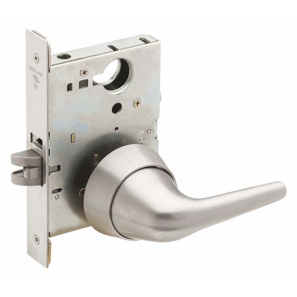 Schlage Passage Mortise Lock, Ligature Resistant L9010 SL1XSK1 630