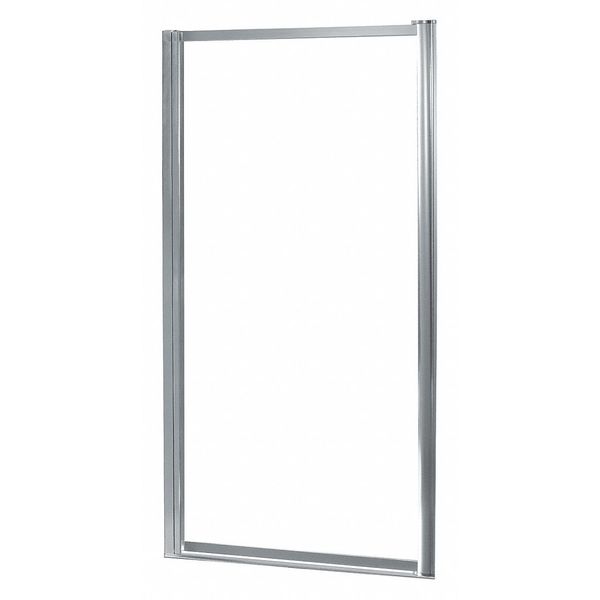 Fgi Shower Door, Aluminum, Silver, 29" x 65" Sz TDSW2965-CL-SV