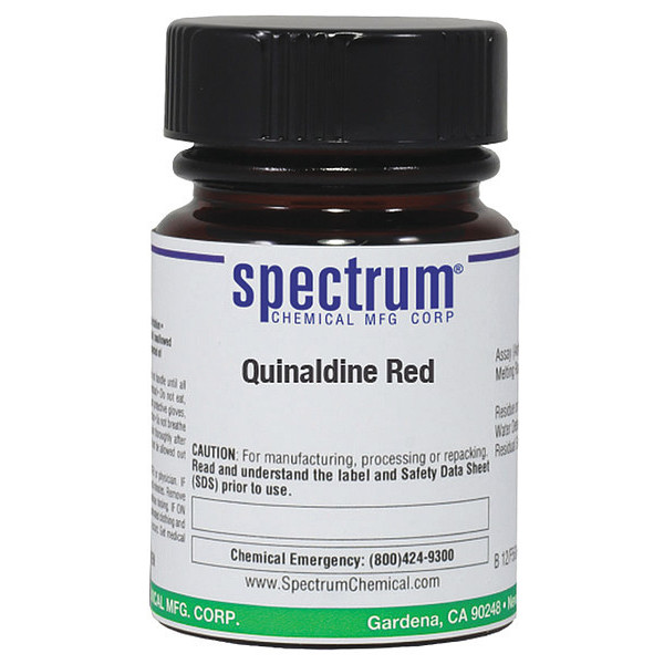 Spectrum Quinaldine Red, 5g, 117-92-0 CAS Q2024-5GM