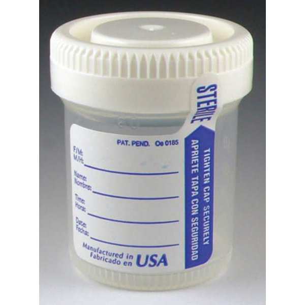 Globe Scientific Airtight Container, 60mL, 500 Pack 6523